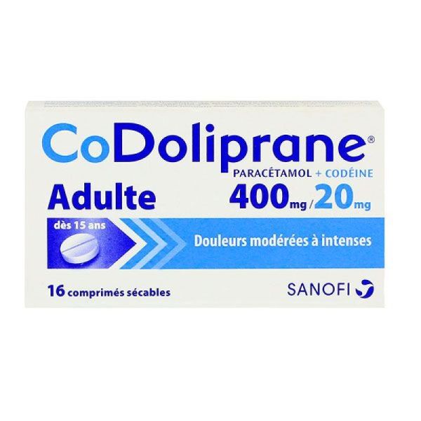 Codoliprane 400Mg/20Mg  Cp Sec Ad B/16