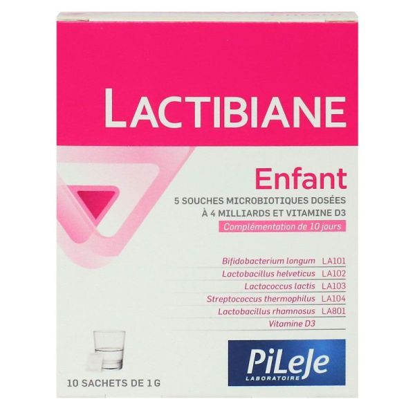 Pileje Lactibiane Enfant 10 Sachets