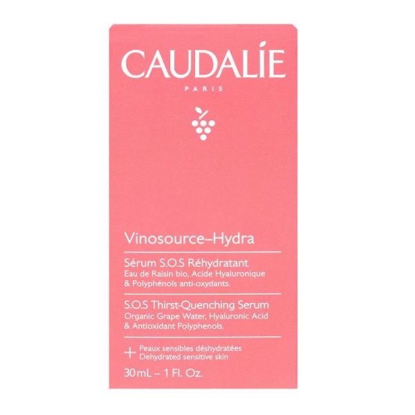 Caudalie Vinosource Hyd S?Rum R?Hyd Flpp/30Ml