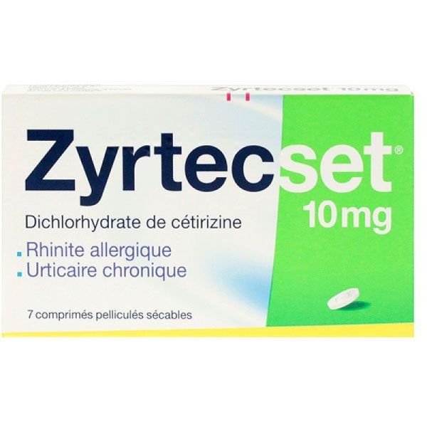 Zyrtecset 10Mg Cpr Pese Plq/7