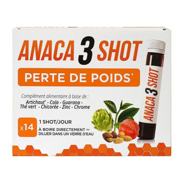 Anaca3 Shot Perte De Poids Boisson 14Fl/25Ml