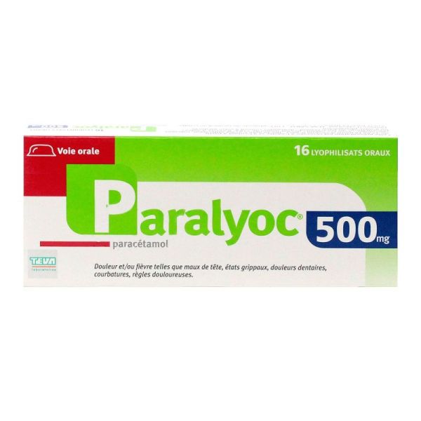 Paralyoc 500Mg Lyoph Or B/16