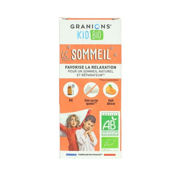 Granions Sommeil Kid Bio Sp Abricot 125Ml