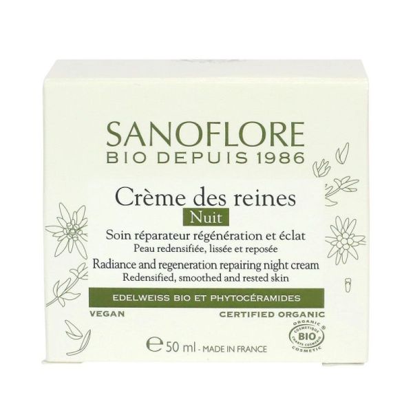 Sanoflore Cr Nuit Des Reines Bio P/50Ml