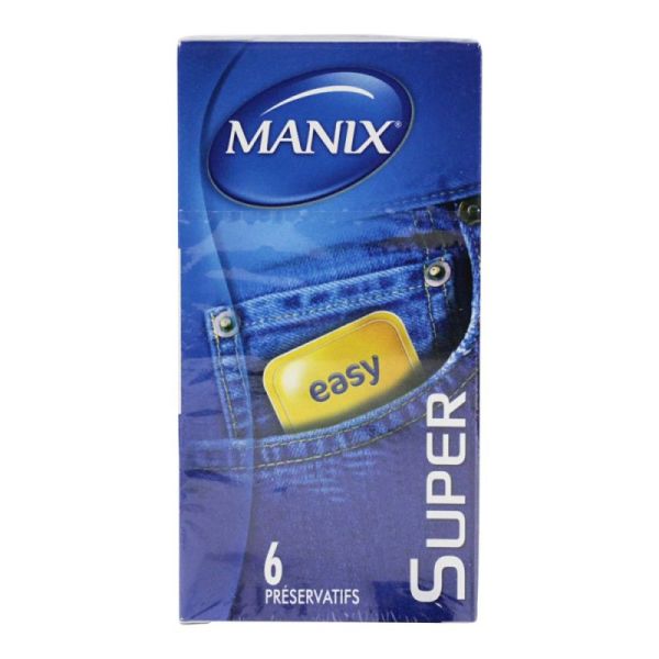 Manix Super Pr?Serv Av R?Serv Lubrif B/6 Ref