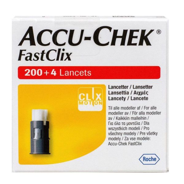 Accu Chek Fastclix  Lancet B/204 T