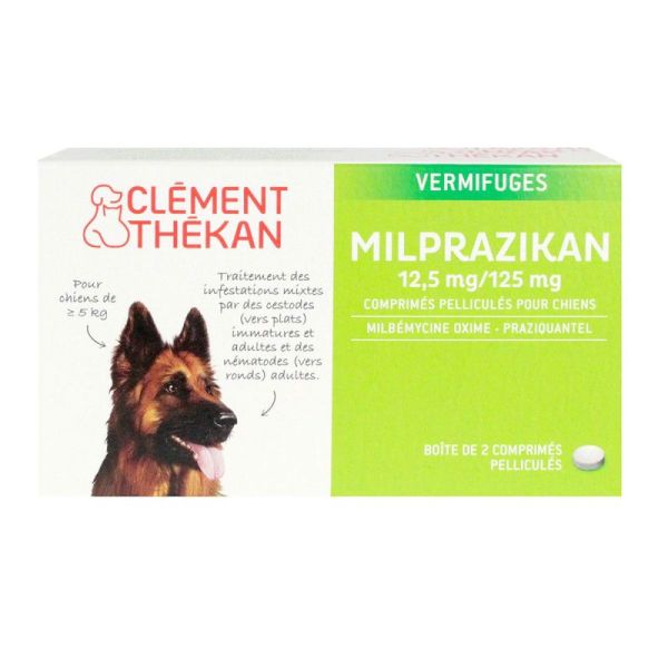 Milprazikan Chien 12,5/125Mg Cpr 2 V =Milbema