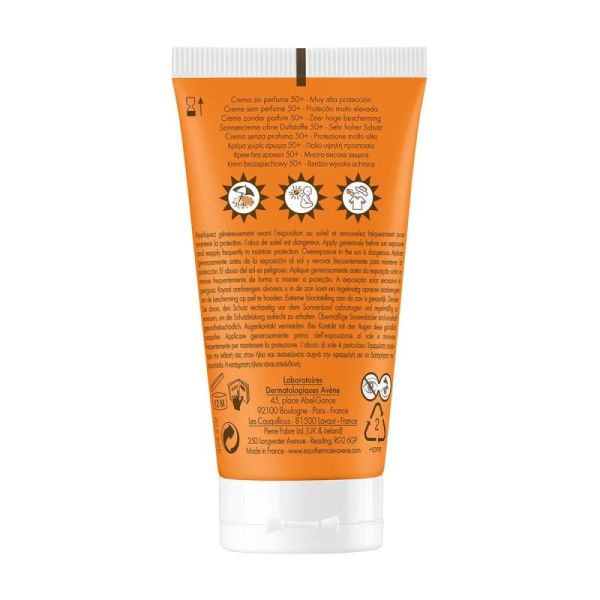 Avene Sol Spf50+ Creme Ss Parf 50Ml Pf 13.4