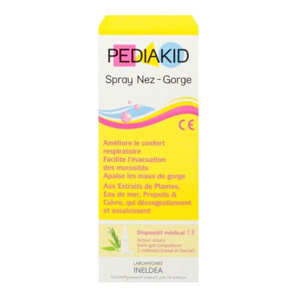 Pediakid Spray Nez Gorge 20Ml