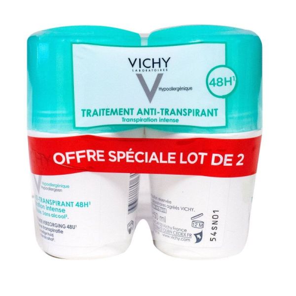 Vichy Deod Trans Bille 50Mlx2 C