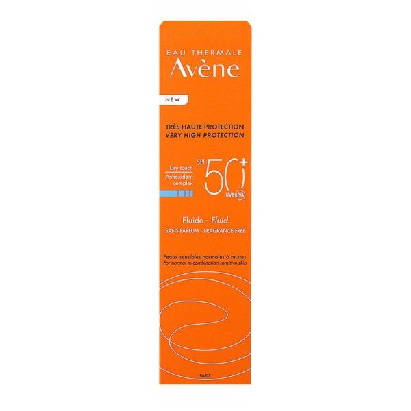 Avene Solaire Spf50+ Fluide Ss Parf 50Ml