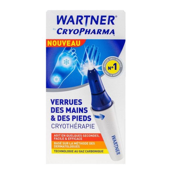 Wartner By Cryopharma Kit Verrue Mains Pieds