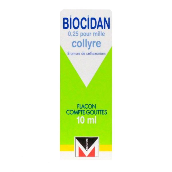 Biocidan 0,025% Collyre Fl/10 (28J)