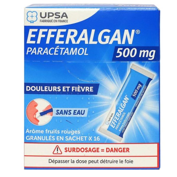 Efferalgan 500Mg Gl? En Sach Frt Rge Sach/16