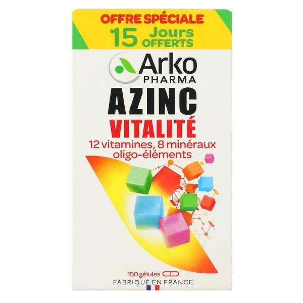 Azinc Vitalite 150 Gelules