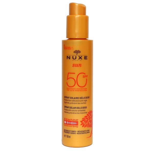 Nuxe Sun Spray Fondant Spf50 150Ml