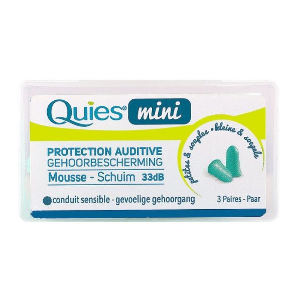 Quies Mousse Mini (Peti Cond/ Ou Enfants) X6