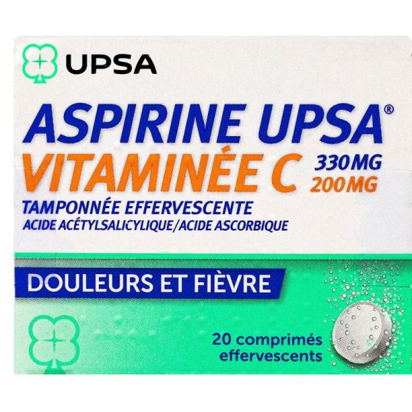 Aspirine Upsa Vit C Cpr Efse B/20