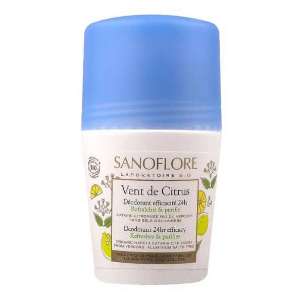 Sanoflore Deod Vent Citrus Roll-On/50Ml