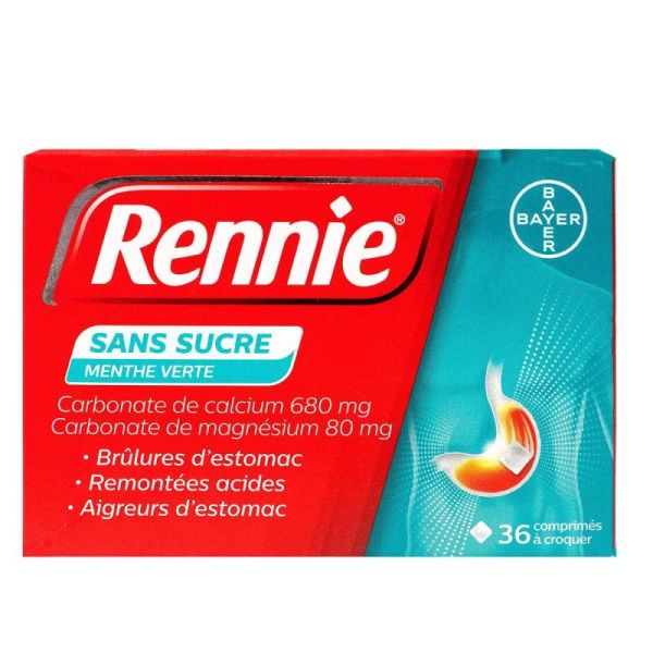 Rennie S/Sucre Menthe B/36 Npc22