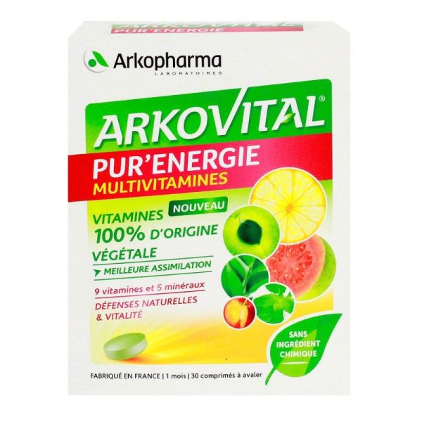 Arkovital Pur'energ Multivit Cpr D 6 Ans B/30