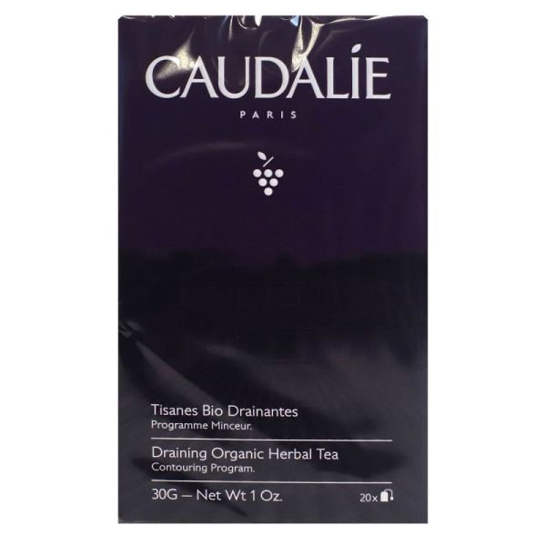 Caudalie Tisanes Bio Drainantes 20 Sac New