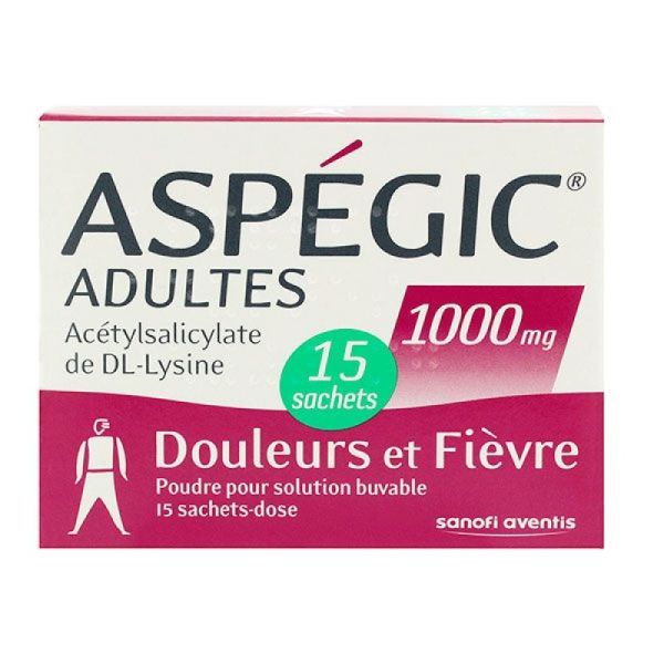 Aspegic 1000 Otc    15 Sachet