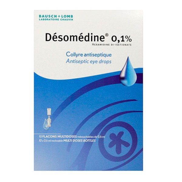 Desomedine 0,1% Collyre 10 Dosettes Fl/0,6Mle