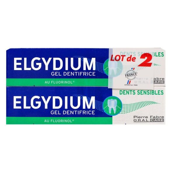 Elgydium Dents Sensibles Gel Dtf 2T/75Ml