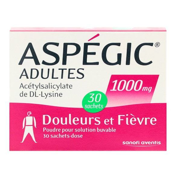 Aspegic 1000Mg Otc 30Sach Urvoy Yvan