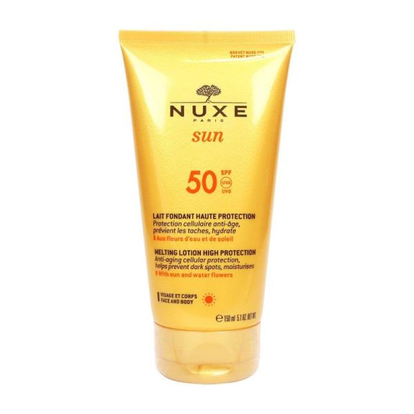 Nuxe Sun Spf50 Lait Fond Hte Prot T/150Ml