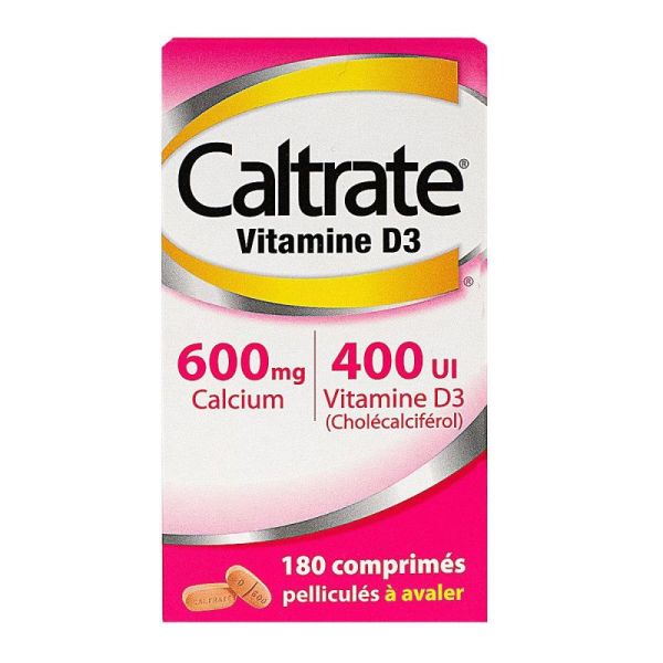 Caltrate 600 Vitam/400 Cp Pe Fl/180