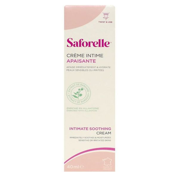 Saforelle Cr Apais Int Irrit Quot T/40Ml