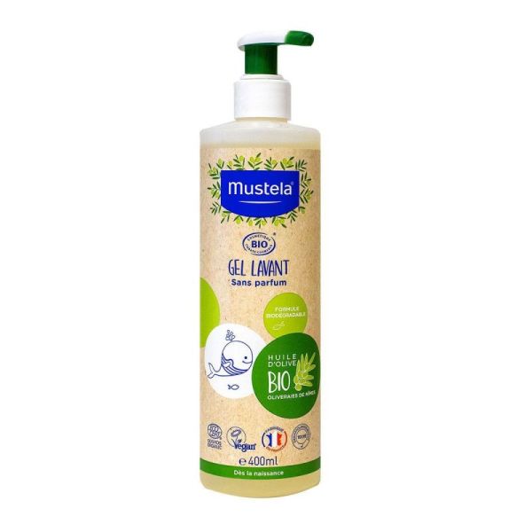 Mustela Bb Enf Gel Lav Bio Fl Ppe/400Ml