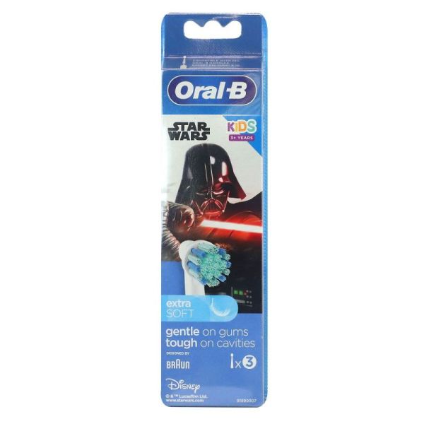 Oral B Kids Brossett Star War Blister/3 Ref