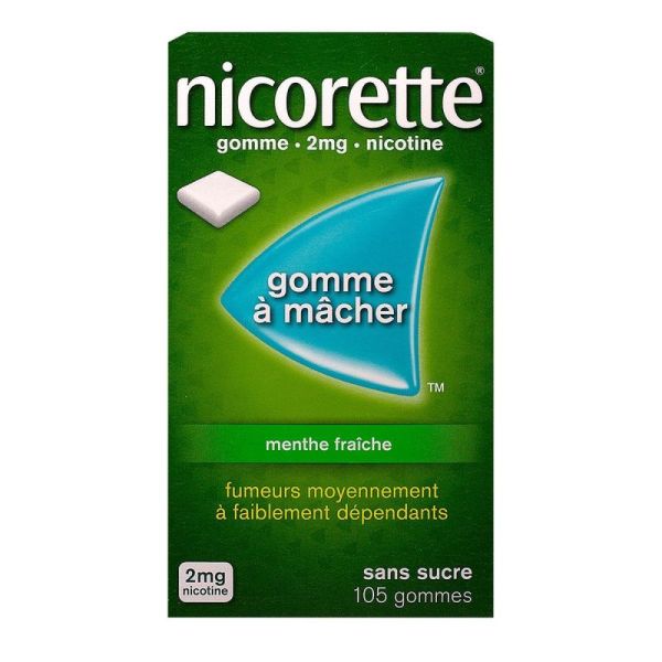 Nicorette Ment Fraiche 2Mg X105